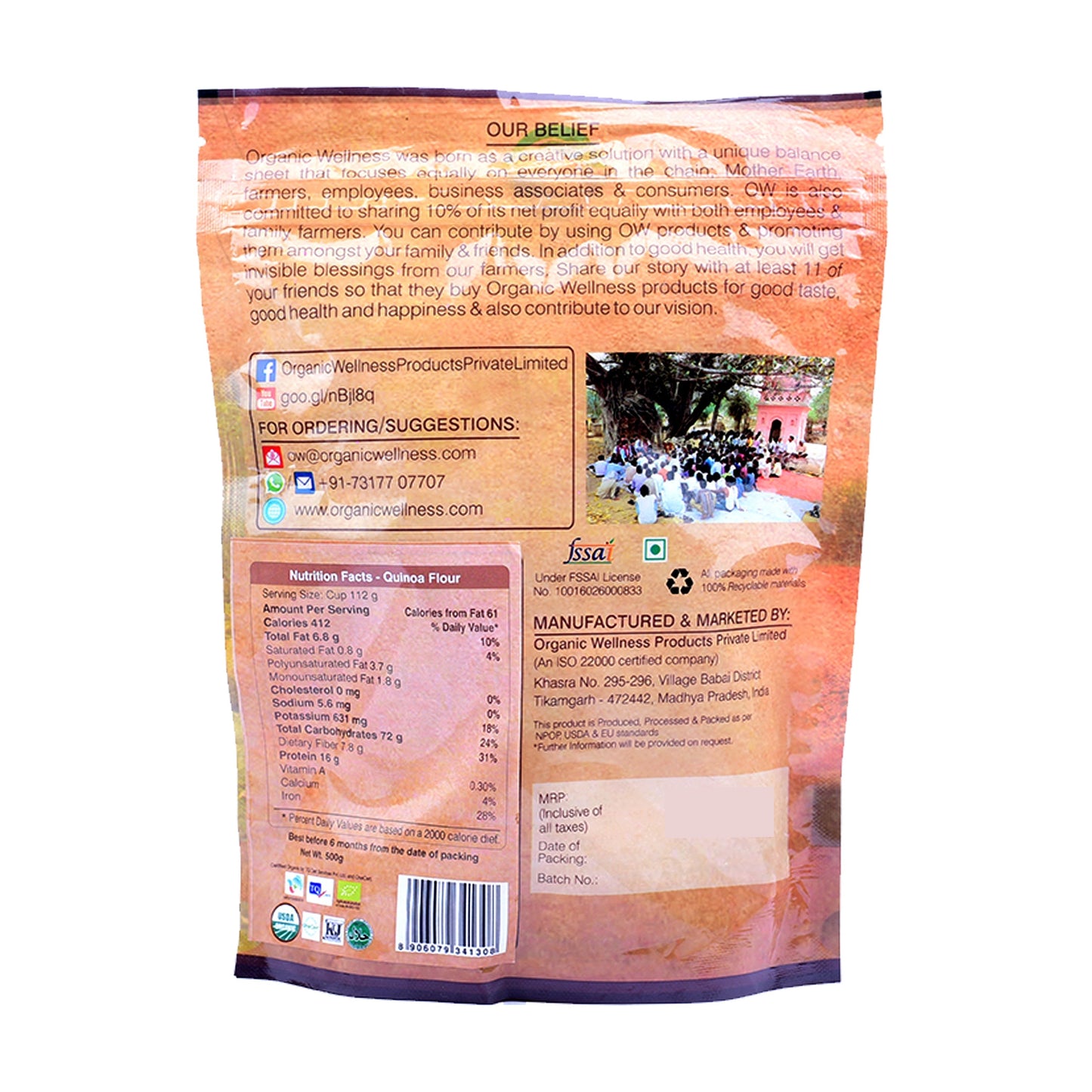 Organic Wellness Bundelkhand Quinoa Atta