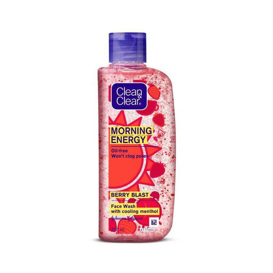 Clean & Clear Morning Energy Berry Blast Face Wash - BUDNEN