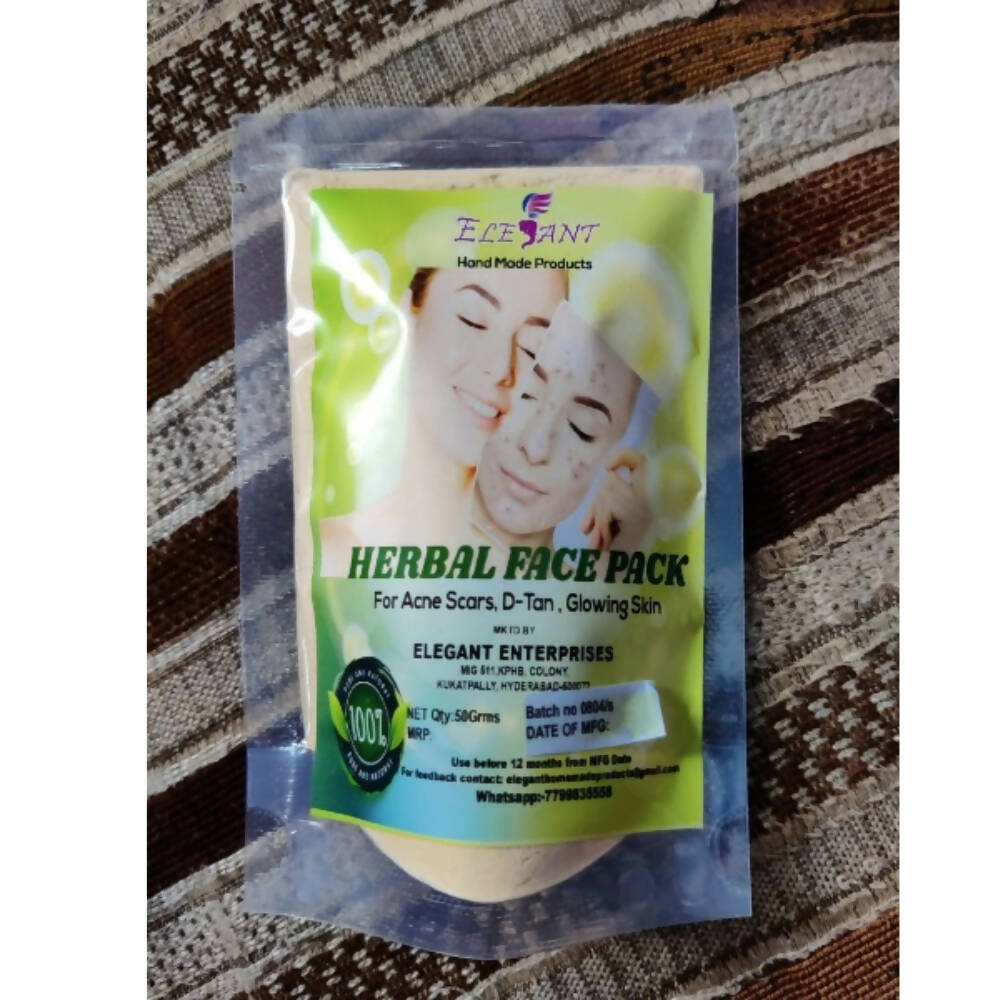 Elegant Handmade Herbal Face Pack - usa canada australia