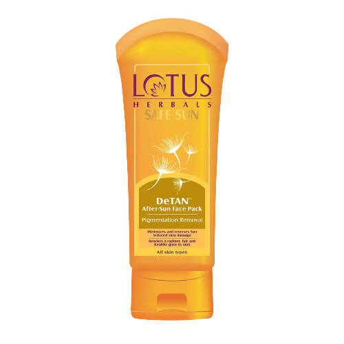 Lotus Herbals Safe Sun DeTan After-Sun Face Pack - BUDNE