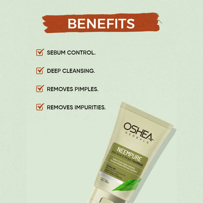 Oshea Herbals Neempure Anti Acne & Pimple Face Wash