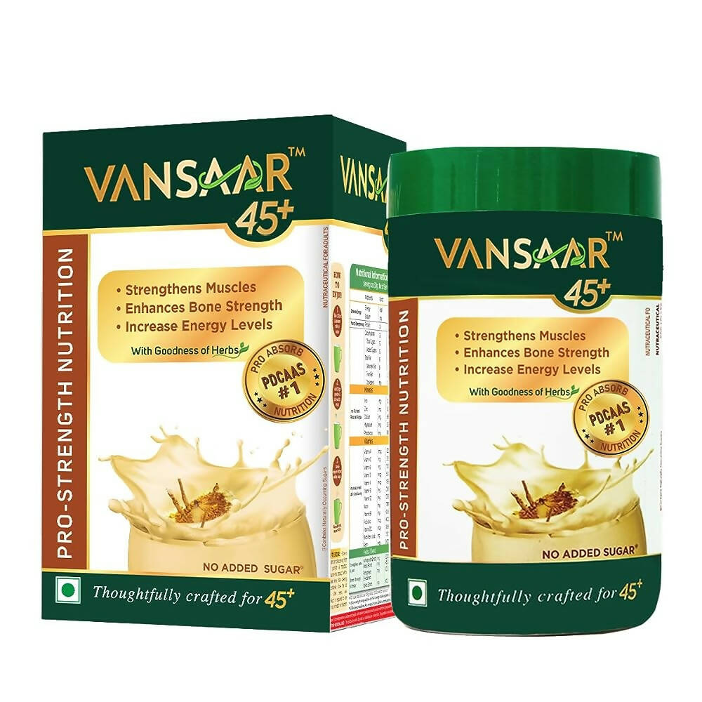 Vansaar 45+ Pro-Strength Nutrition Health Drink for Adults