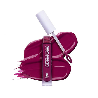 Mamaearth Naturally Matte Lip Serum / Berrydict Magenta