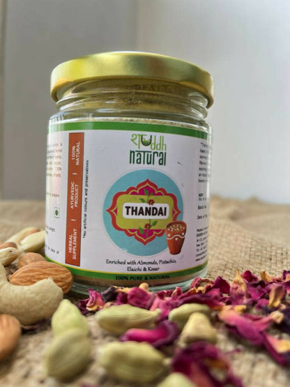 Shuddh Natural Ubtan Based Herbal Gulal | Ayurvedic Thandai Powder | Holi Gift Hamper