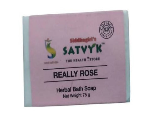 Siddhagiri's Satvyk Really Rose Herbal Bath Soap