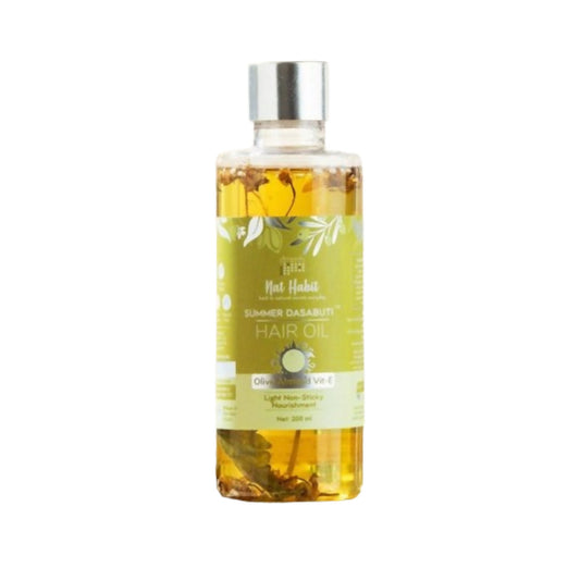 Nat Habit Olive Almond Vit-E Summer Hair Oil