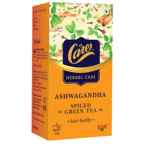Care Ashwagandha Spiced Green Tea Bags - BUDNE
