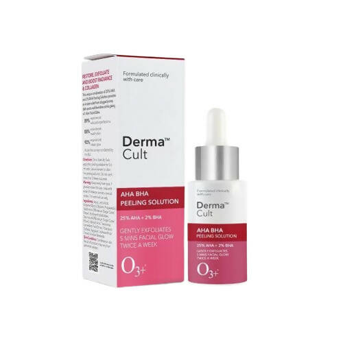 Professional O3+ Derma Cult 25% AHA + BHA 2% Peeling Solution Serum - BUDNEN