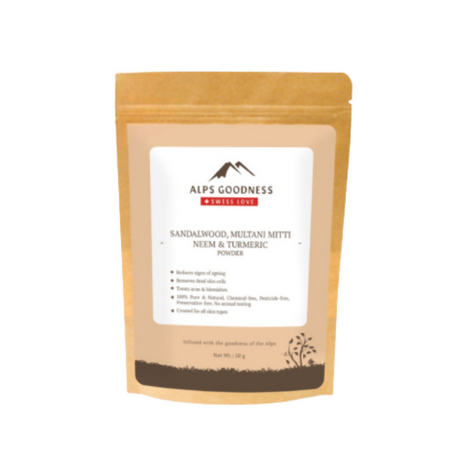 Alps Goodness Sandalwood,Multani Mitti,Neem & Turmeric Powder - buy in USA, Australia, Canada