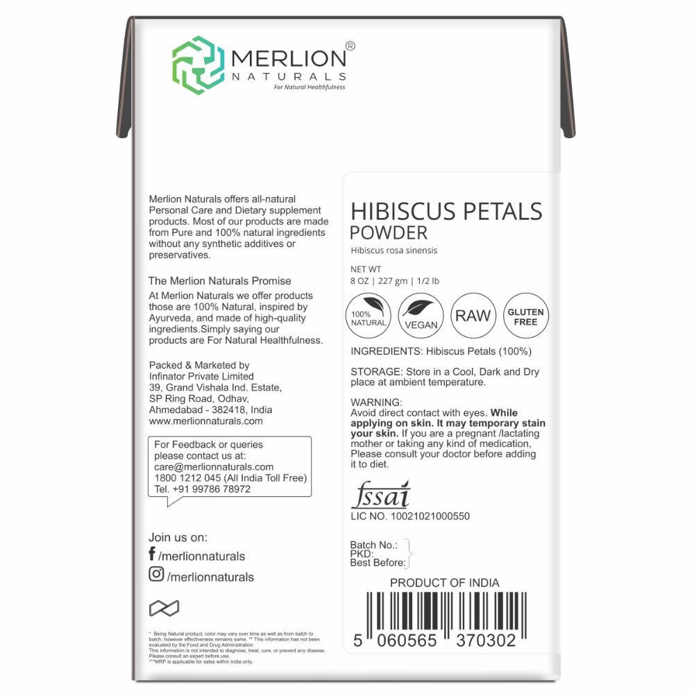 Merlion Naturals Hibiscus Petals Powder