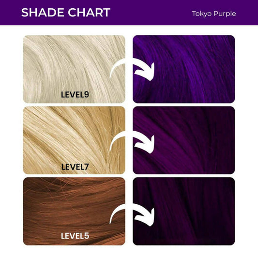 Anveya Semi Permanent Hair Color - Tokyo Purple