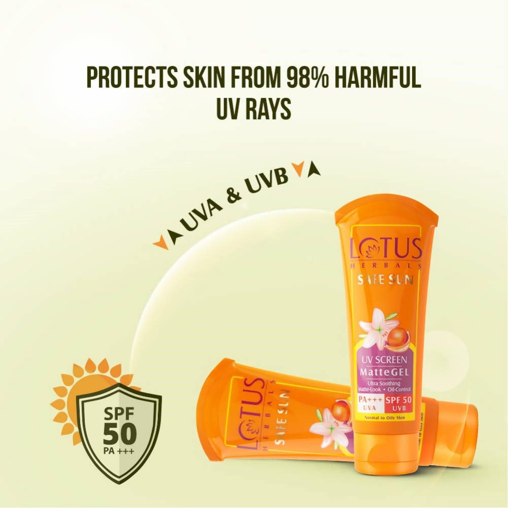 Lotus Herbals Safe Sun Invisible Matte Gel Sunscreen SPF 50 PA+++