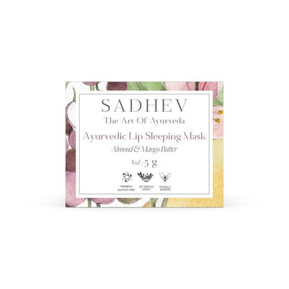 Sadhev Ayurvedic Lip Sleeping Mask With Almond & Mango Butter