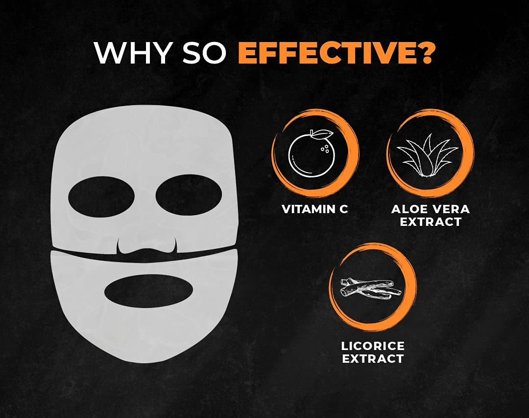 Beardo Night Shot Vitamin C Sheet Masks