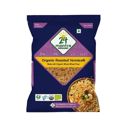 24 Mantra Organic Roasted Vermicelli - Made With Whole Wheat Flour - buy in USA, Australia, Canada