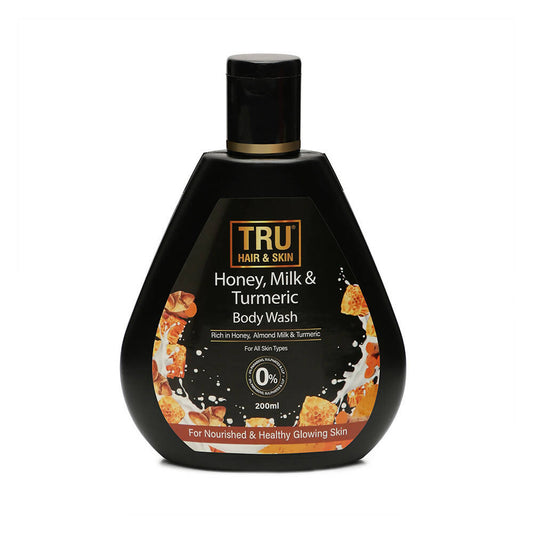 Tru Hair & Skin Honey, Milk & Turmeric Body Wash - BUDNE
