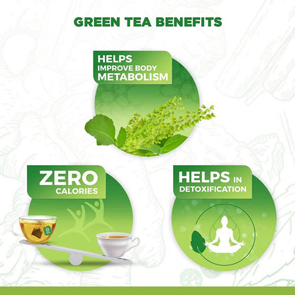 Dabur Vedic Suraksha Green Tea With Herbs Bags