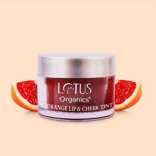 Lotus Organics+ Tangy Orange Lip & Cheek Tint - BUDNE