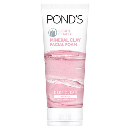 Ponds Bright Beauty Mineral Clay Facial Foam