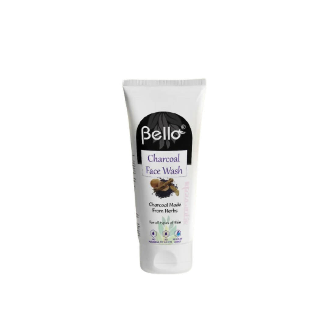 Bello Herbals Charcoal Face Wash - BUDNEN