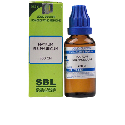 SBL Homeopathy Natrum Sulphuricum Dilution