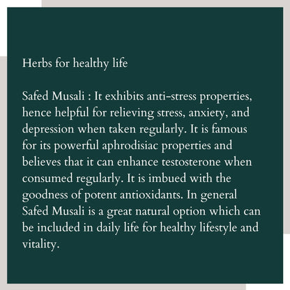 Satvi Wellness Ashwagandha Plus and Safed Musli Combo