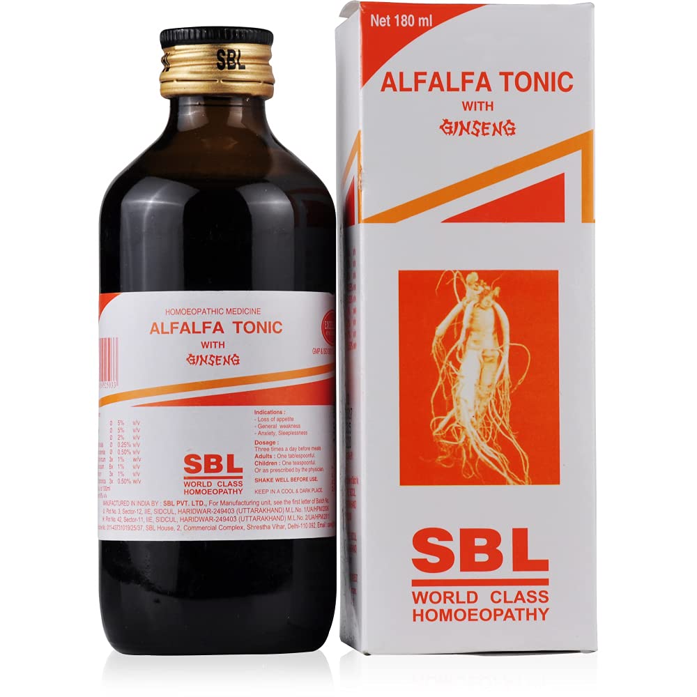 SBL Homeopathy Alfalfa Tonic with Ginseng