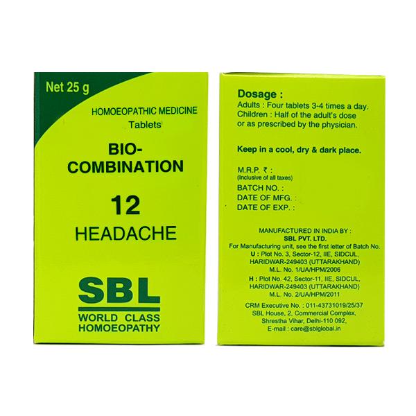 SBL Homeopathy Bio - Combination 12 Tablets