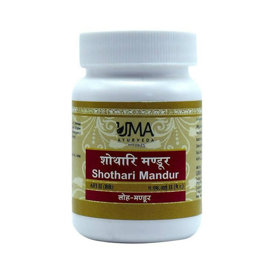 Uma Ayurveda Shothari Mandur Tablets - BUDEN