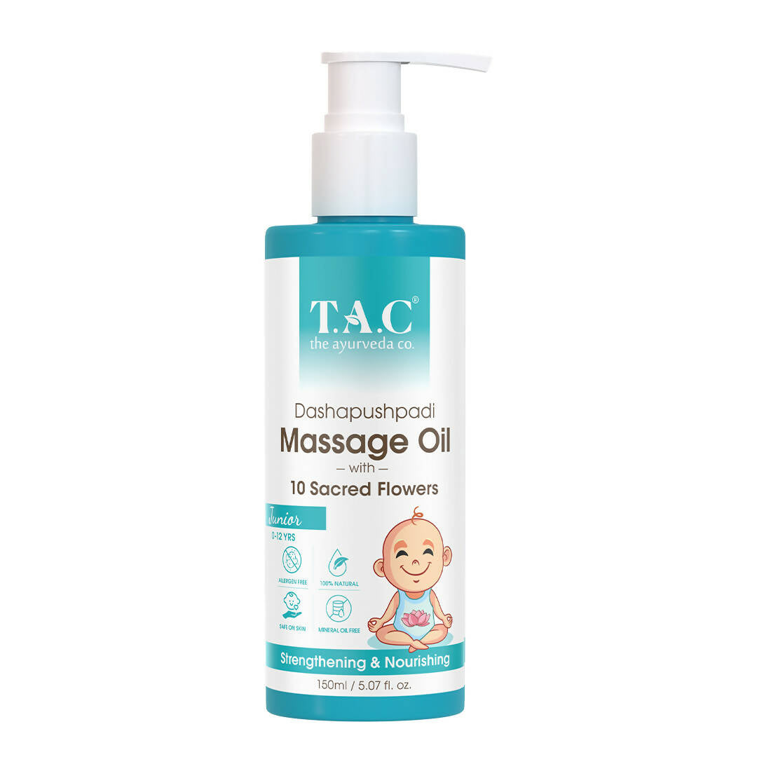 TAC - The Ayurveda Co. Dashapushpadi Ayurvedic Baby Massage Oil -  USA, Australia, Canada 
