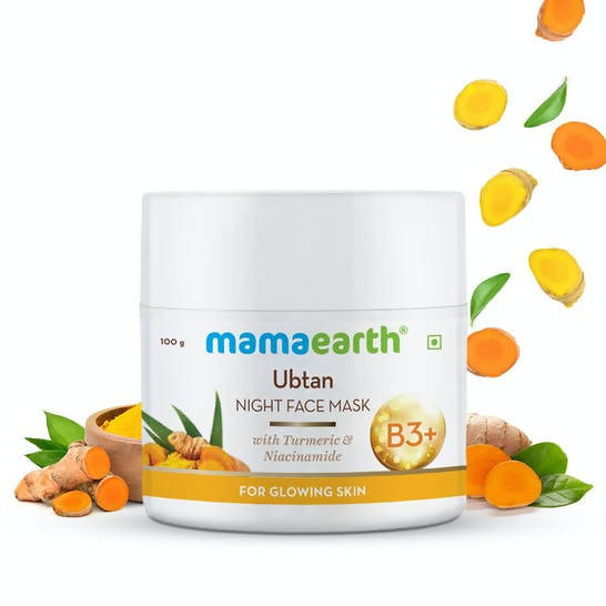 Mamaearth Ubtan Night Face Mask for Glowing Skin