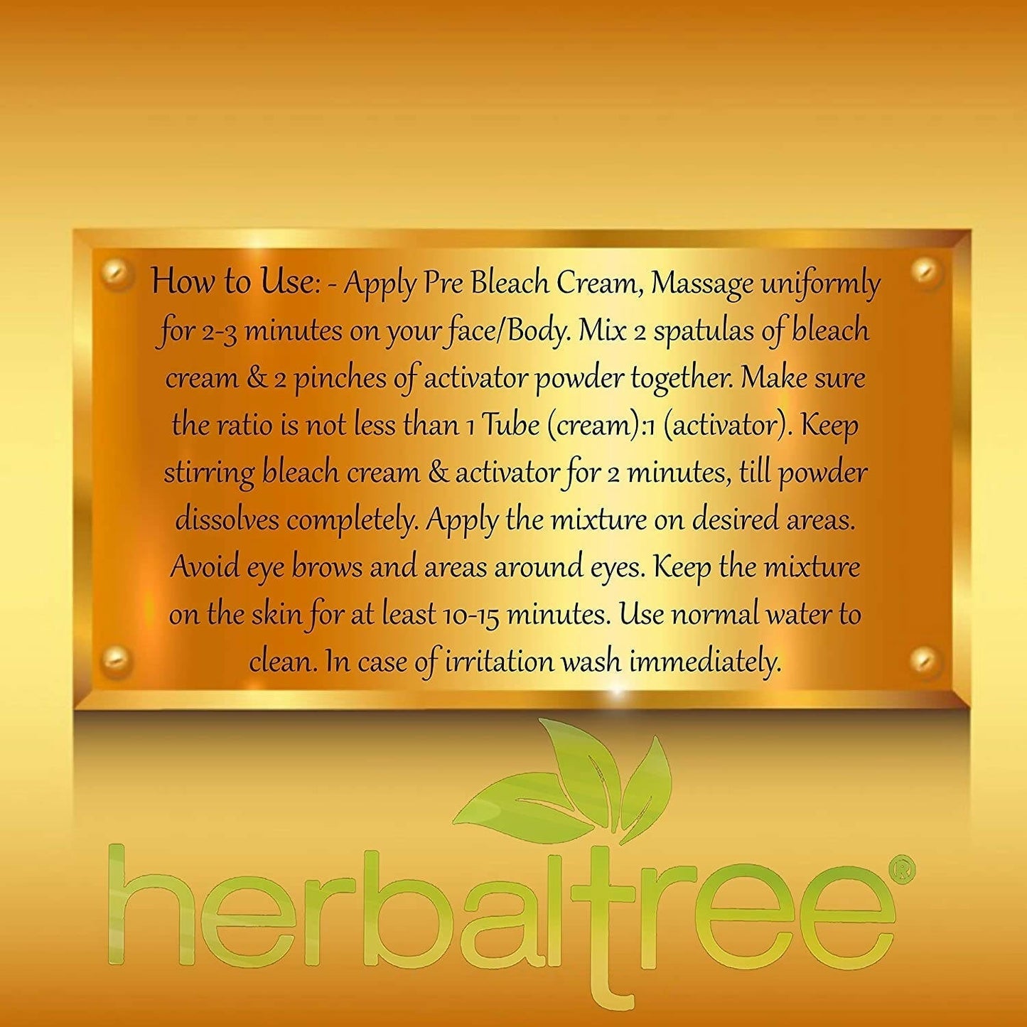 Herbal Tree 24 Carat Gold Bleach Cream