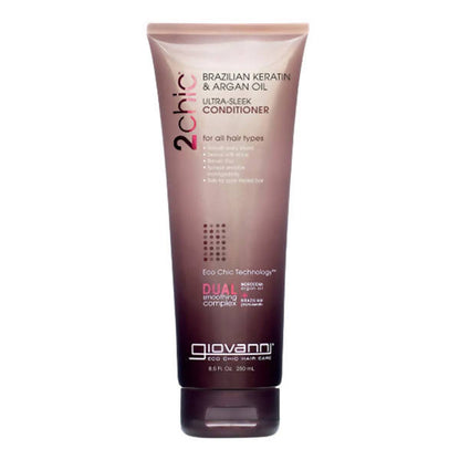 Giovanni Organic 2Chic Brazilian Keratin & Argan Oil Ultra-Sleek Conditioner