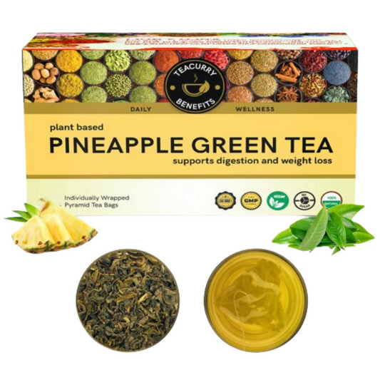 Teacurry Pineapple Green Tea Bags