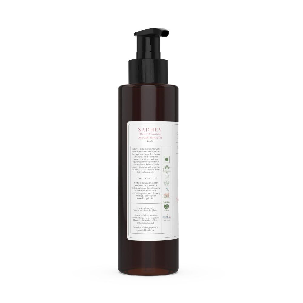 Sadhev Ayurvedic Vanilla Shower Oil