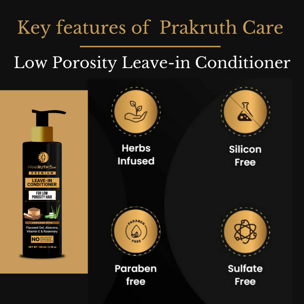 Prakruth Care Premium Herbal Low Porosity Leave-in Conditioner