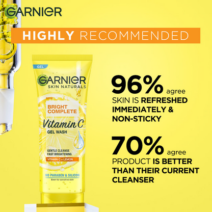 Garnier Skin Naturals Bright Complete Vitamin C Gel Face Wash