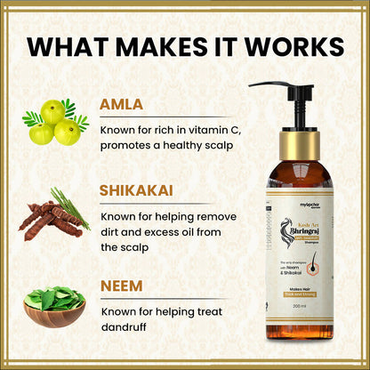 myUpchar Ayurveda KeshArt Bhringraj Anti-Dandruff Shampoo