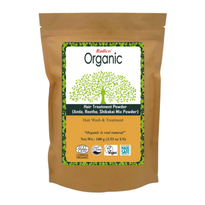 Radico Organic Amla Reetha Shikakai Mix Hair Treatment Powder