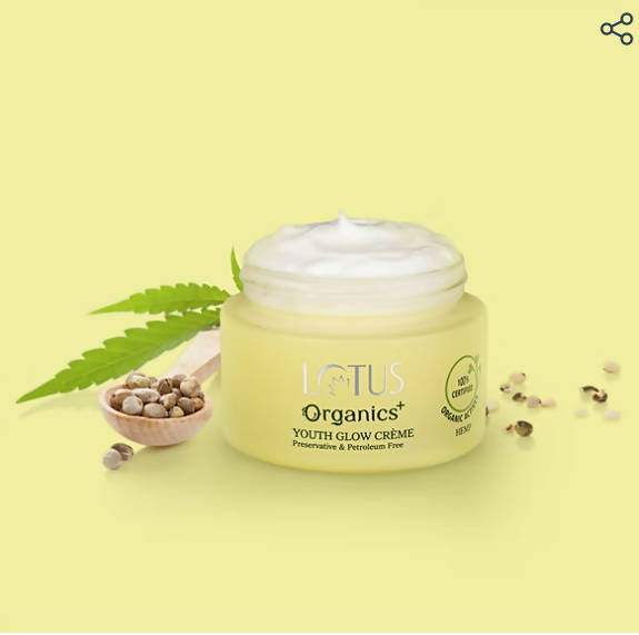 Lotus Organics+ Hemp Youth Glow Creme