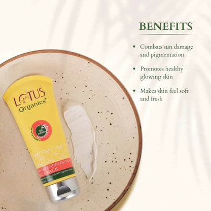 Lotus Organics+ Brightening De-Tan Face Pack