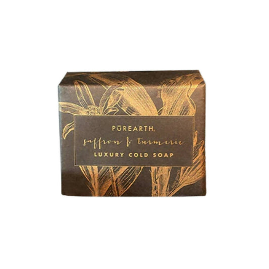 Purearth Saffron & Turmeric Luxury Cold Soap - BUDEN