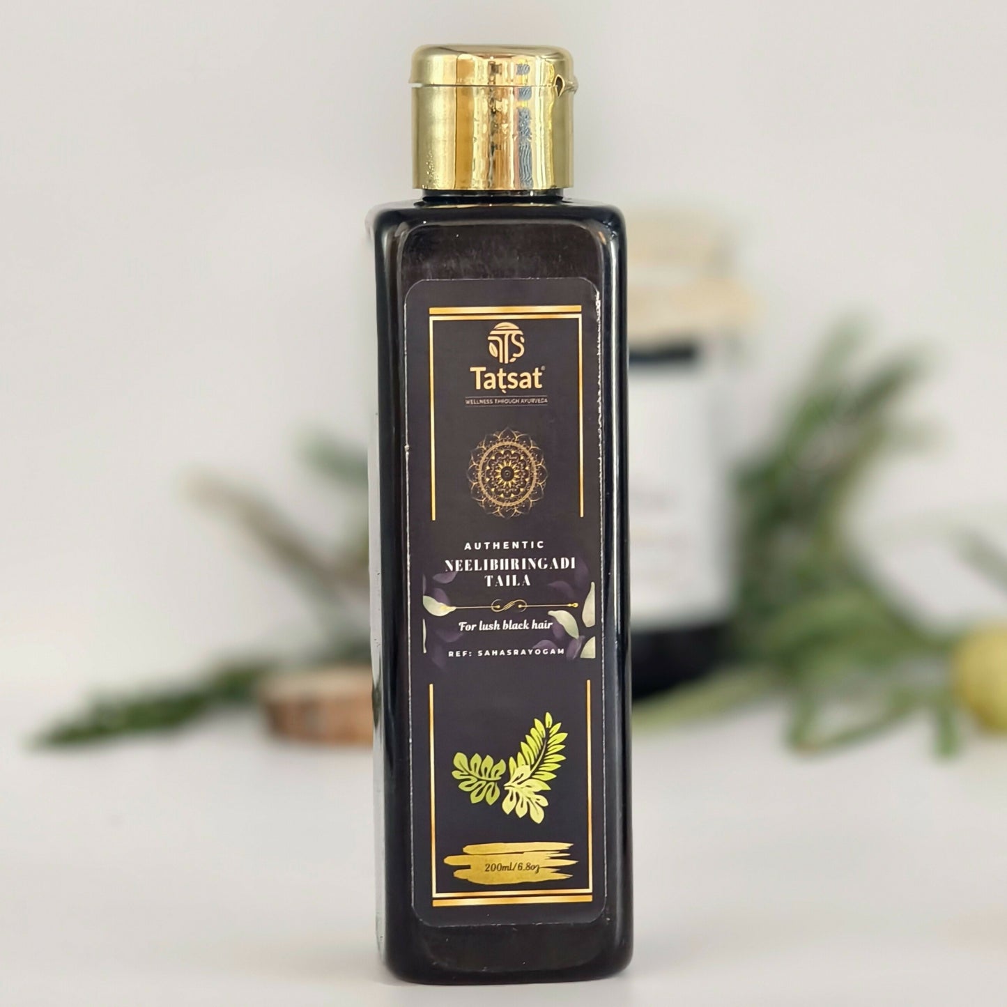 Tatsat Neelibhringadi Classical Ayurvedic Hair Oil For Lush Black Hair