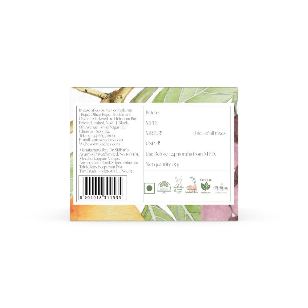 Sadhev Ayurvedic Lip Sleeping Mask With Almond & Mango Butter