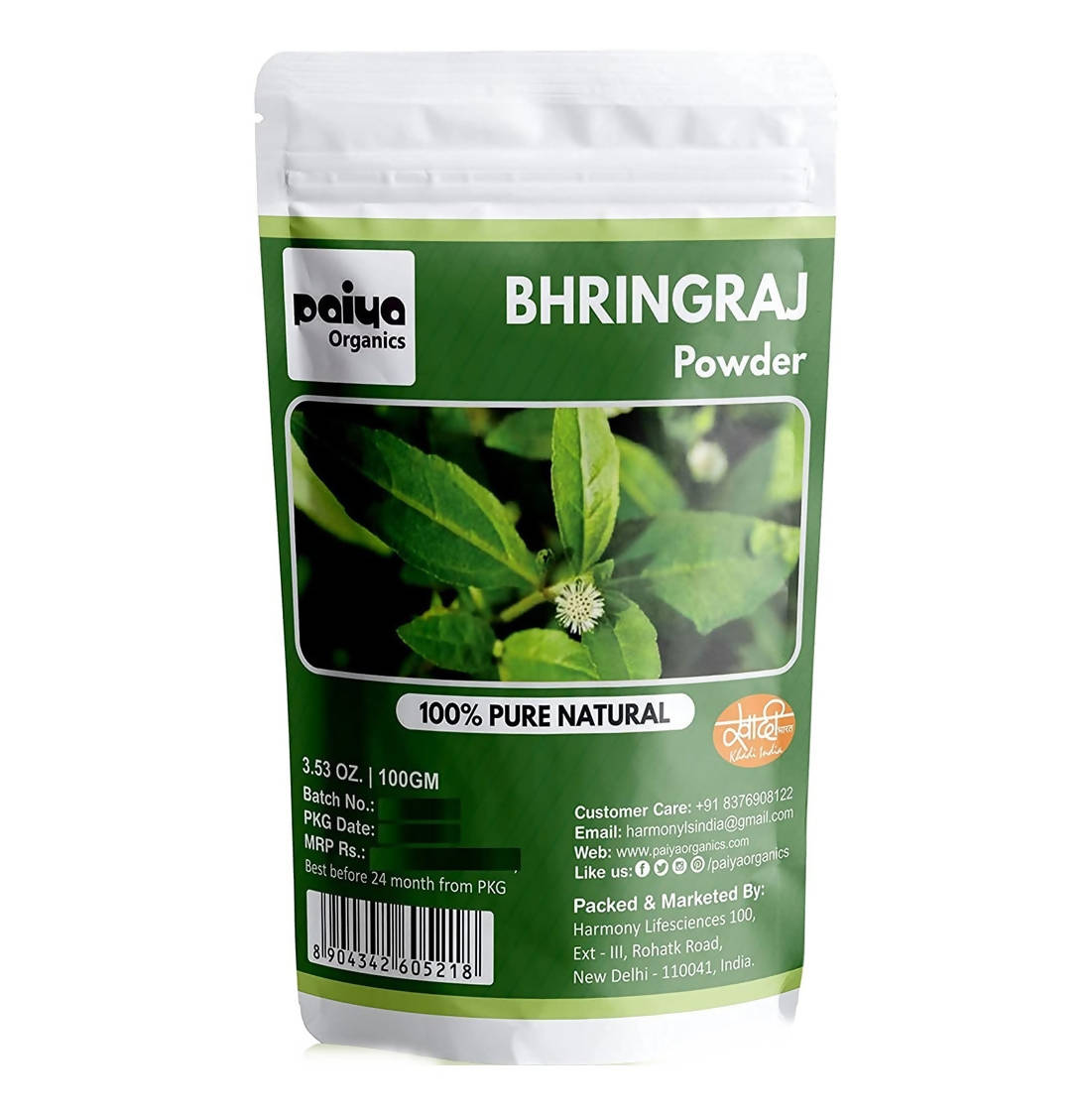 Paiya Organics Bhringraj Powder -  buy in usa 