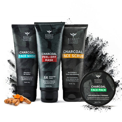 Bombay Shaving Company Charcoal Facial Starter Kit With Super Foods
