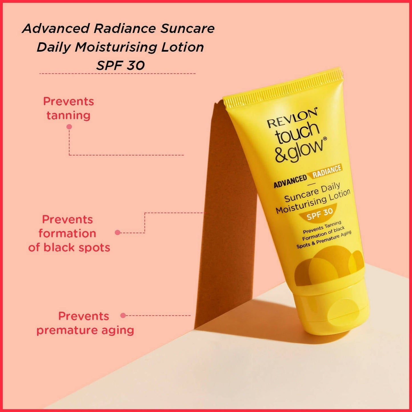 Revlon Touch & Glow Advanced Radiance Sun Care Daily Moisturizing Lotion SPF 30