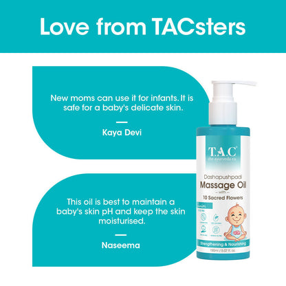 TAC - The Ayurveda Co. Dashapushpadi Ayurvedic Baby Massage Oil
