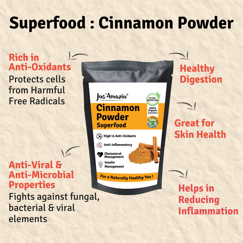 Jus Amazin Cinnamon Powder Superfood