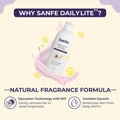 Sanfe DailyLite Tan Removal Body Lotion For Women